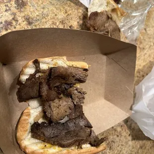 Same dried out beef.