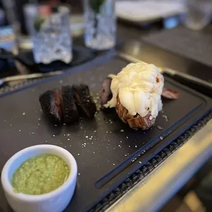 Filet and lobster (surf and turf)