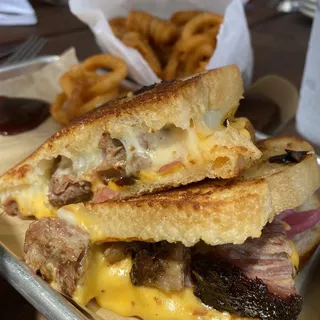 Burnt End Grilled Cheese