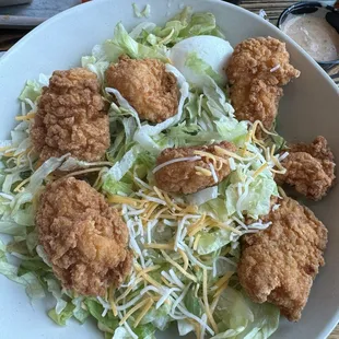 Smoked Fried Chicken Salad