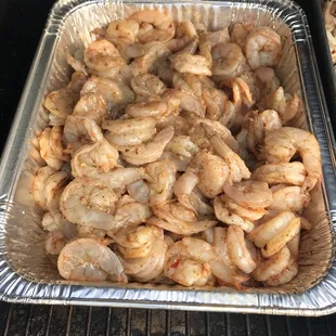 Smoked shrimp