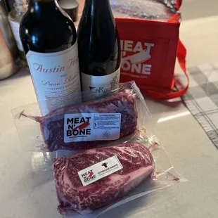 Wagyu (wine purchased elsewhere)