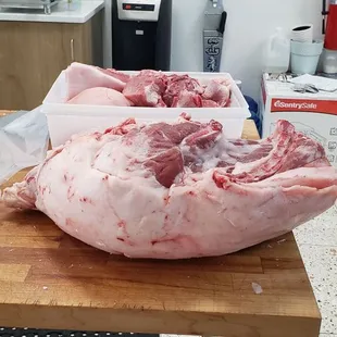 Now that's a meat shop