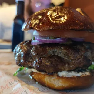 A 16oz burger