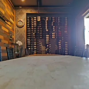 Versatile private space and wine collection