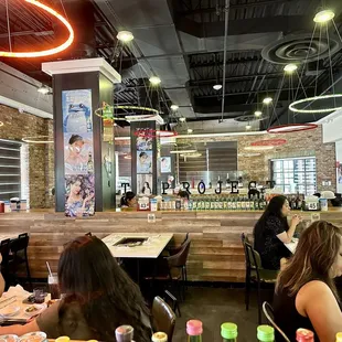 The modern and contemporary interior.