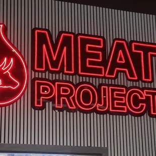 Meat Project Sign