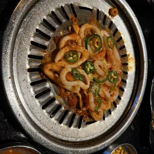 Spicy squid