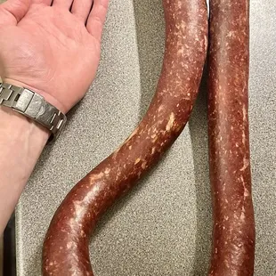 House cured sausage (soujouk)