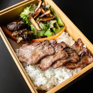 a plate of rice and vegetables