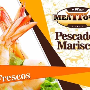 En meattown también podrás conseguir tus pescados y mariscos.