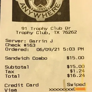 Prices are rising at Meat U  Anywhere. This meal went up 5.00