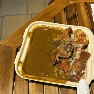 Pan fried Pork Chop Curry