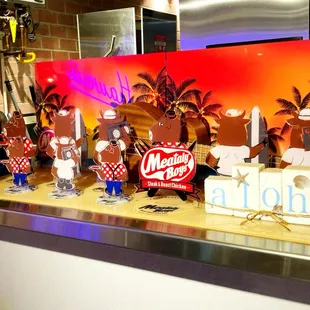 a variety of beer bottles on a counter