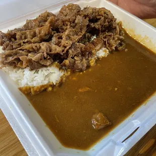 3/2021 Yakiniku Beef Curry Plate