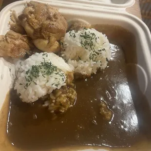 Yakiniku Curry Plate