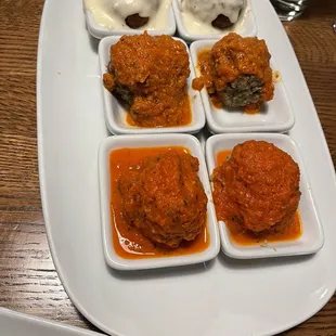 Meatball Sampler Platter