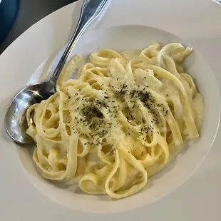 Fettuccini Alfredo [$17]