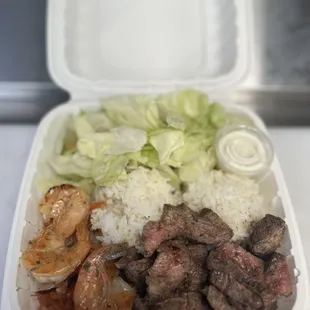 Steak and Shrimp