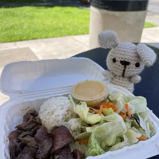 BunBun is eyeing the salad