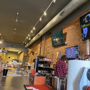 a man sitting at a bar