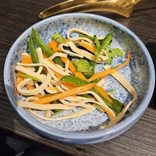 Bean curd cold dish.  Need to order as they didn't automatically bring a lot of cold dishes.