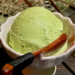 Green tea icecream