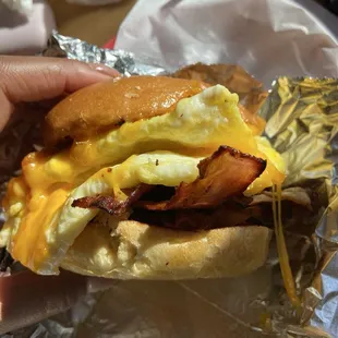 Bacon egg and cheese