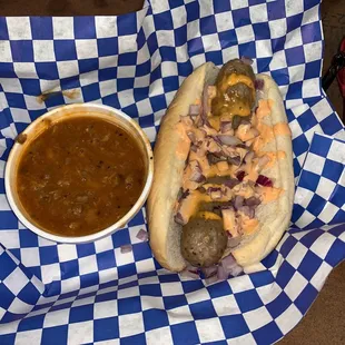 Rattlesnake bratwurst