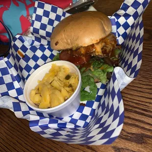 Boar burger