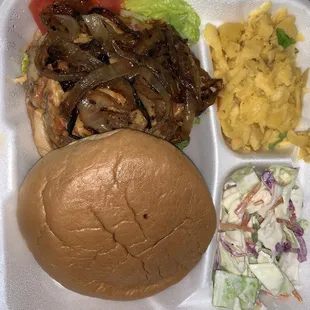 Venison burger