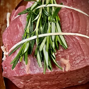 roast beef roast with rosemary