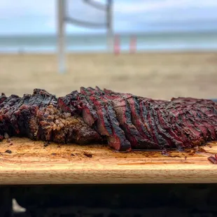 Brisket on the beach