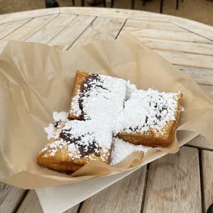 a plate of food on a table