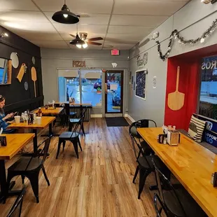 View back to entrance