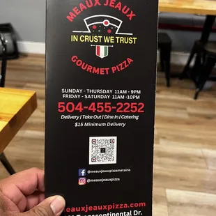 Everything on the menu looks great.