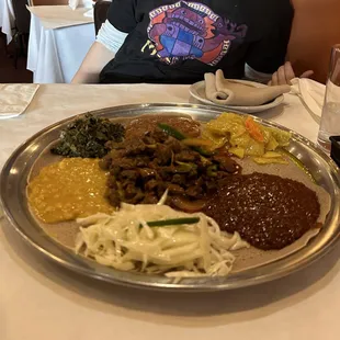Regular Vegetarian Combo, Yabug Tibs