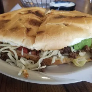 Steak Torta was HUGE!!!!