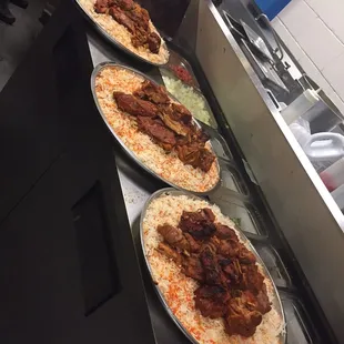 Roasted lamb w/ rice