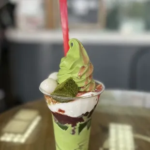 Matcha Parfait (level 1 matcha)