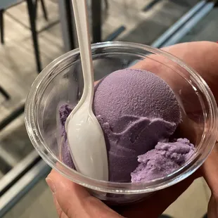 Ube ice cream
