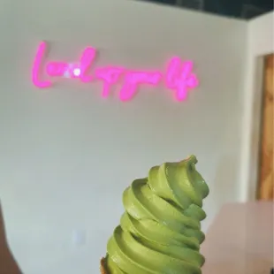 matcha soft serve
