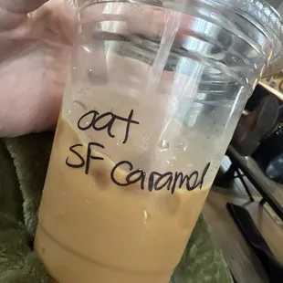 My iced macchiato turned "latte"