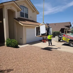 Disposal of old evaporative hvac system.