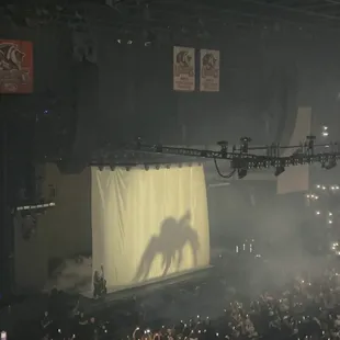 this is the stage of the arena it is not so big but not so small.I recommend coming at least once because we had fun!!