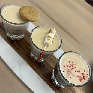 three different types of coffee