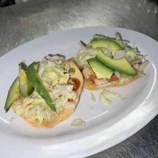 Tostadas de camaron