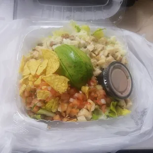 This is the Aztec Salad!! This is one of my favorites from this place.