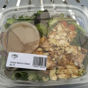 Grilled Salmon Salad for only $6.75!