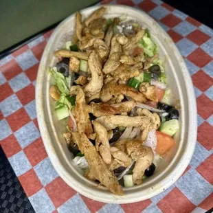 Traditional Salad with Chicken